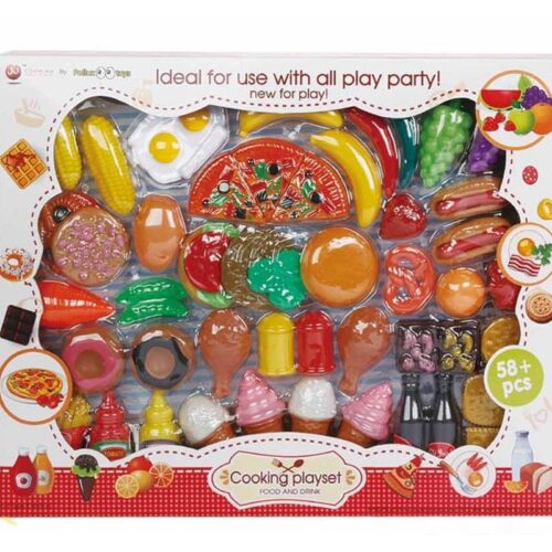 Set 58 piezas de comida para jugar 26436