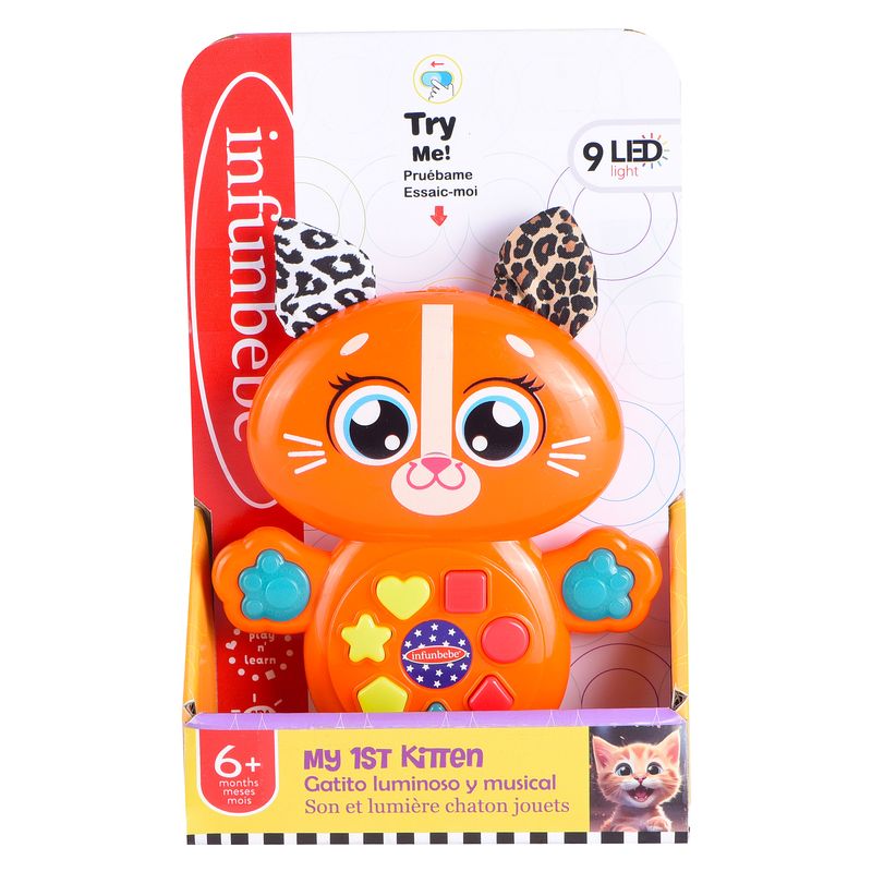 Gatito luminoso musical interactivo infantil 26683