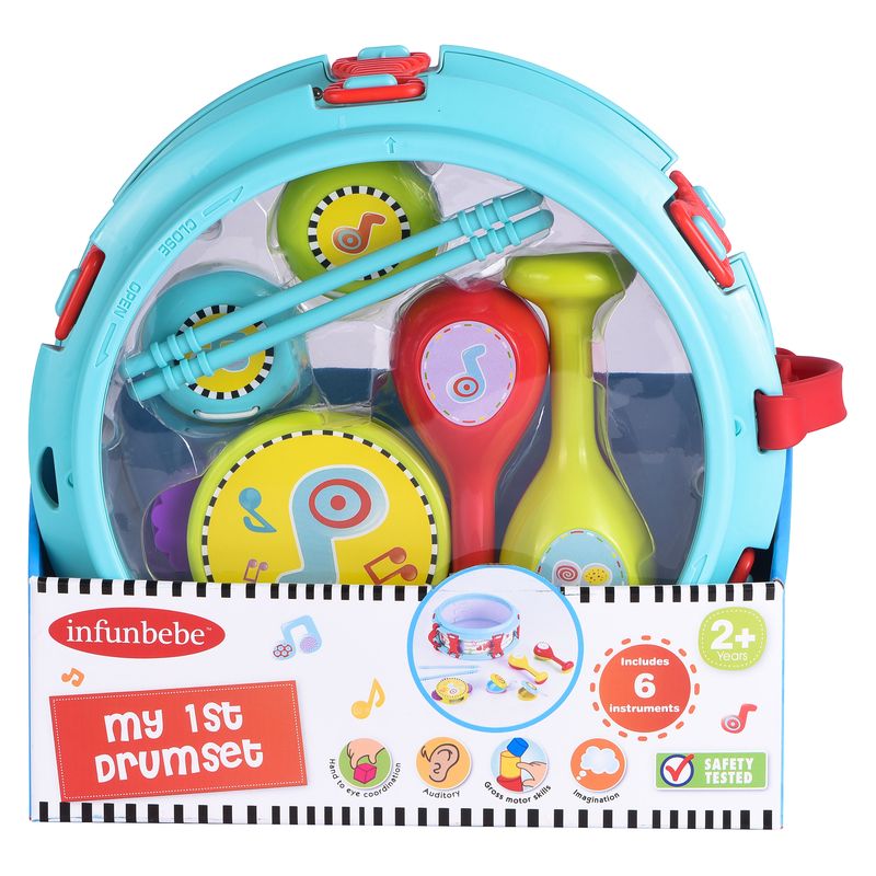 Tambor con 6 piezas musicales 26693
