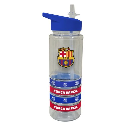 Botella con cuatro pulseras silicona FC Barcelona 700ml CYP B93-20BC