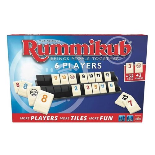 Juego de mesa original Rummikub 6 jugadores Bizak 64550412
