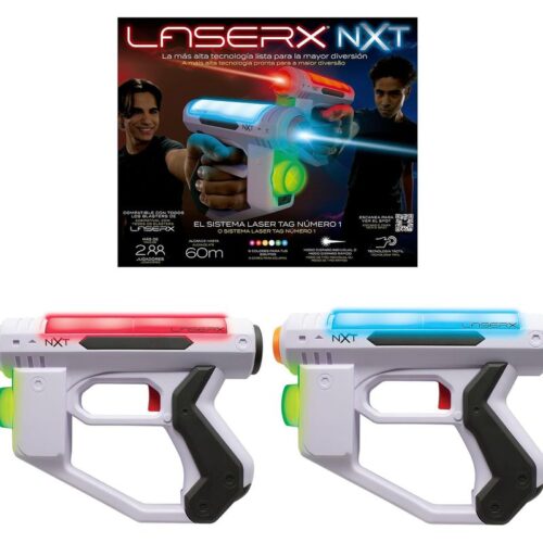 Pack de 2 Laser X Micro Blaster Batalla Láser Bizak 62947538