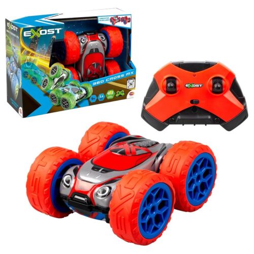 Coche RC todoterreno Bizak Exost 360 Cross Rojo con ruedas giratorias 62000730-3