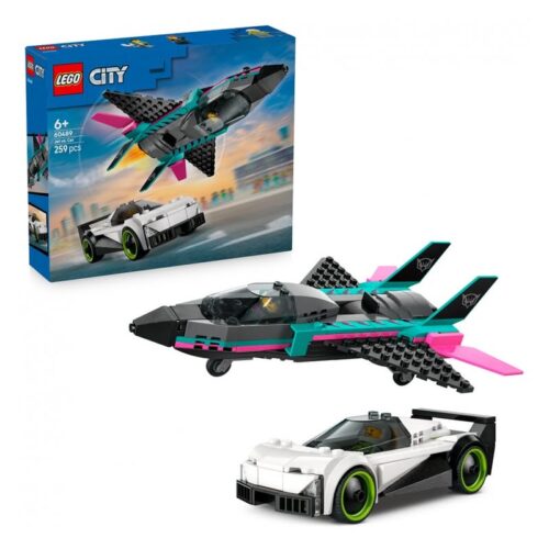 LEGO City 60489 Jet vs Coche de carreras