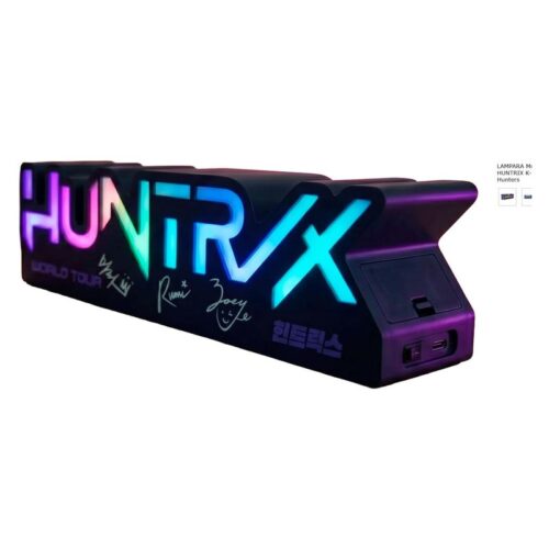 Lámpara multicolor logo Huntrix X K-Pop 722205